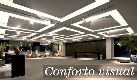 Como conseguir conforto visual para um ambiente comercial?