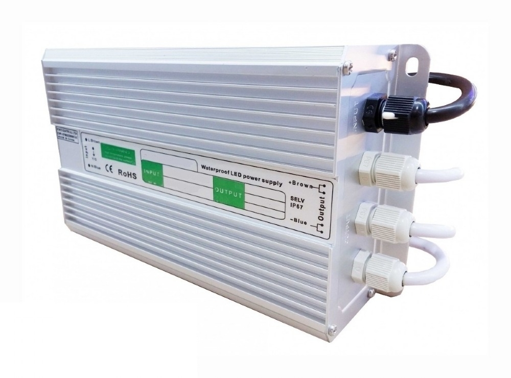 FONTE BLINDADA IP67 16,6A 200W 12V -A PROVA DE ÁGUA